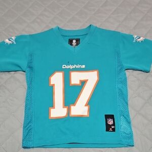 NFL Kids Teal and White Dolphins Jersey
